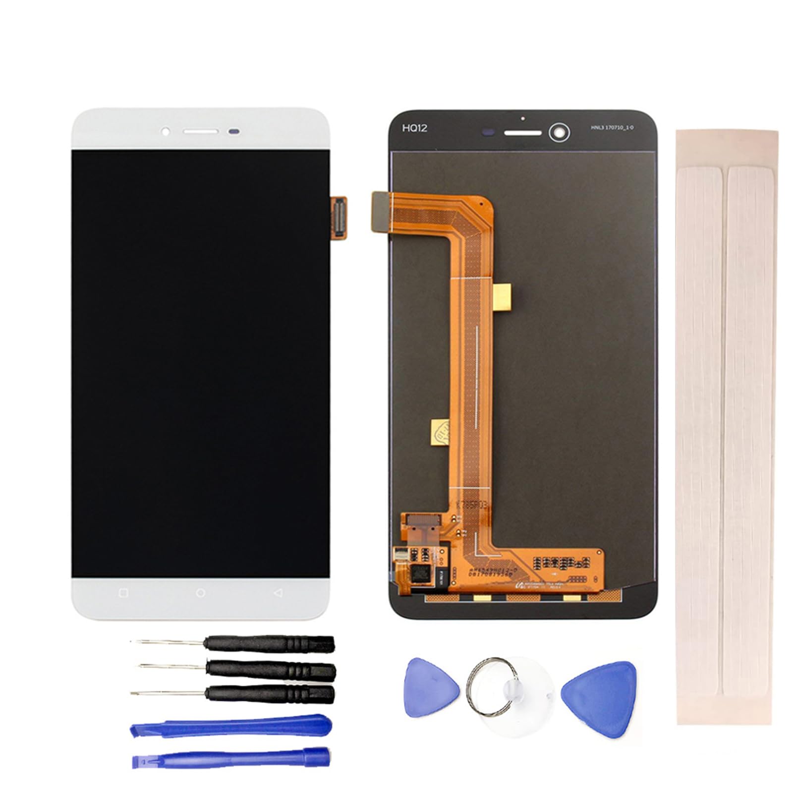 JayTong LCD Display & Replacement Touch Screen Digitizer Assembly with Free Tools for B-LU VI-VO 5 V0050UU White