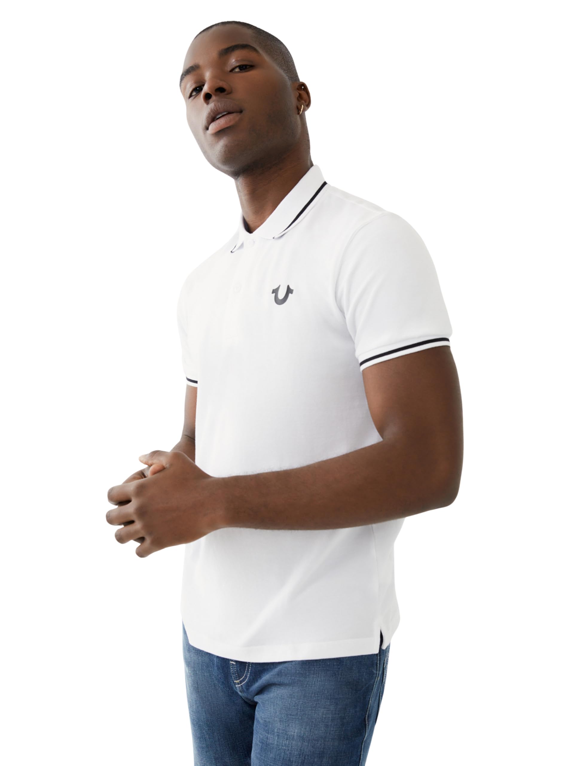 True Religion Crafted with Pride Polo Polo Shirt Hombre (Pack de 1)