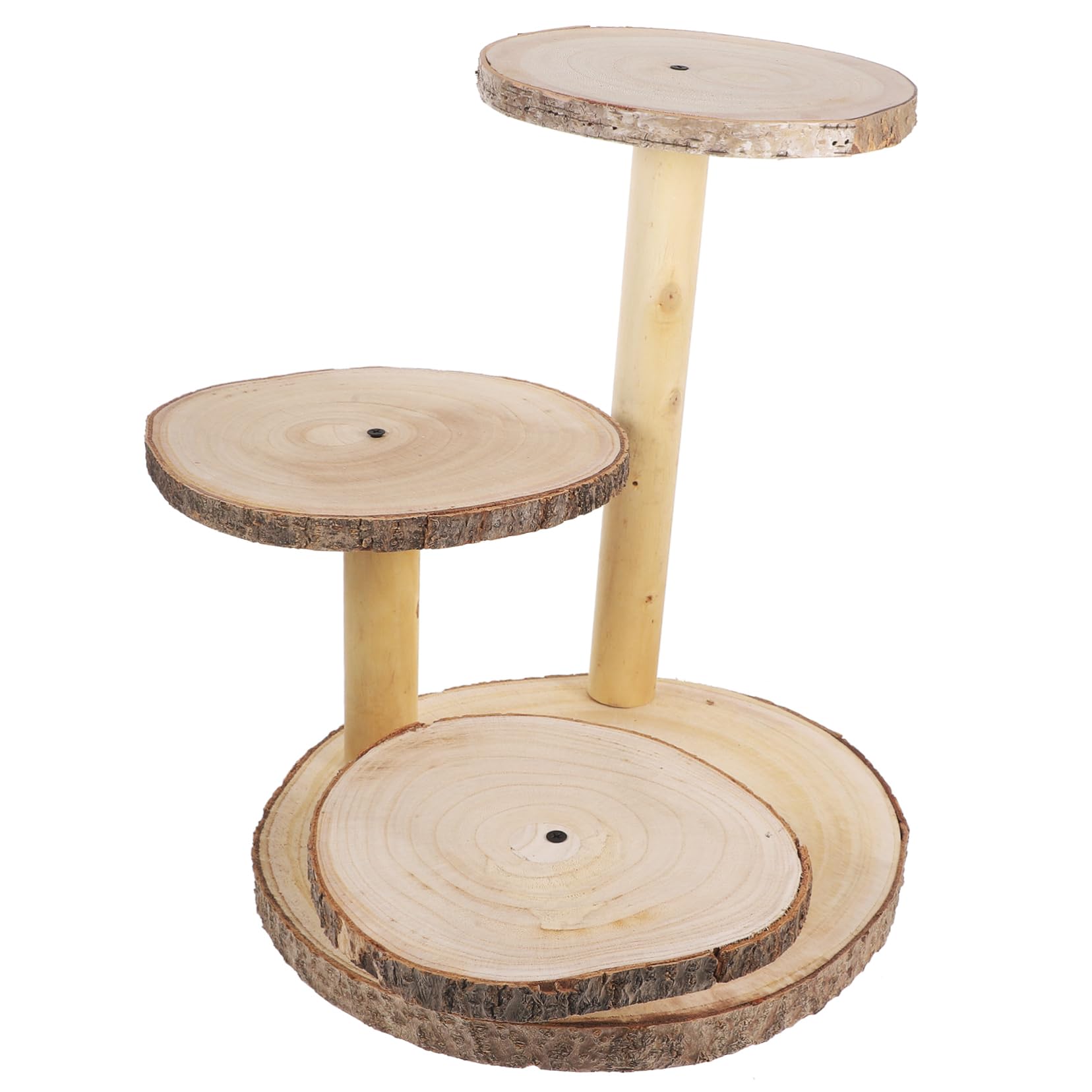 Expositor De Tartas De Varios Soporte De Madera Para Cupcakes y Pasteles Decorativo y Resistente