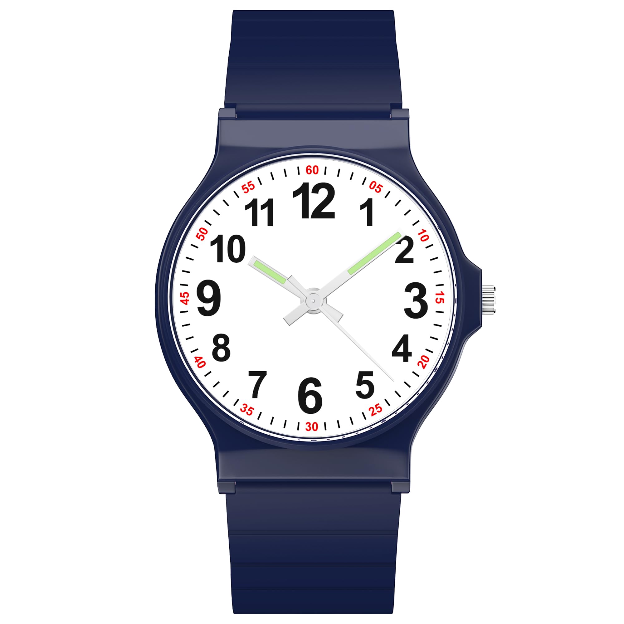 GUUMUXIN Kinderuhr Jungen Mädchen,Kinder Armbanduhr Analog, 30M wasserdichte Lernzeituhr, Weiche TPU-Armband Outdoor Sportuhr Geeignet für 4-12 Jahre Alt