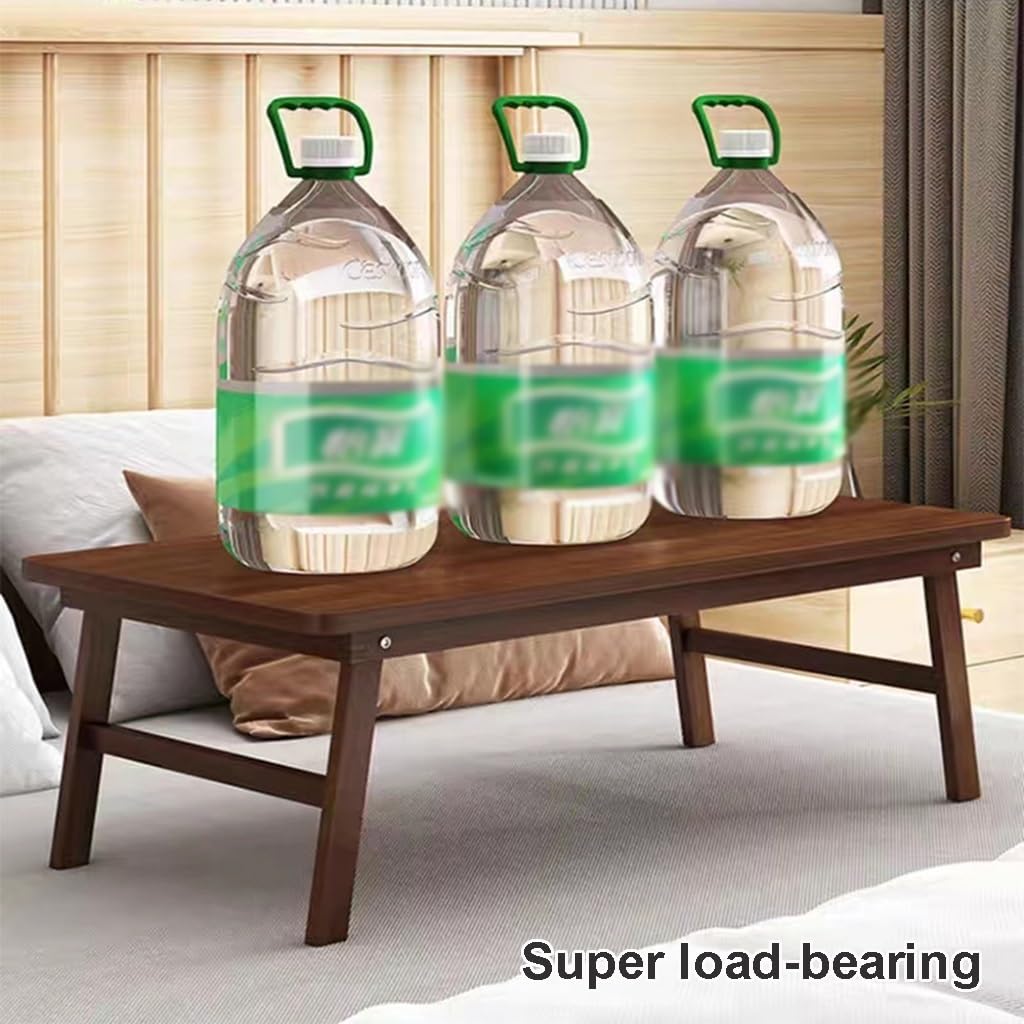 Klappbarer multifunktionaler japanischer Boden-Teetisch, antiker Tisch mit klappbaren Beinen, niedriger Tisch, Tatami-Tisch, Zen-Teetisch for Wohnzimmer, Büro (Size : 80x40x34cm)