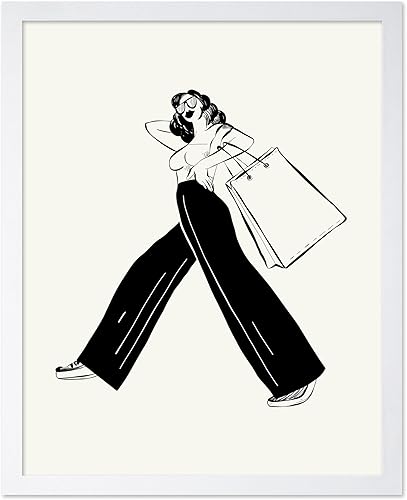 Miniatura 23 de Poster Master Póster de Groovy Woman – Impresión retro de moda – Arte de línea – Arte minimalista – Arte moderno – Arte abstracto – Arte en blanco y