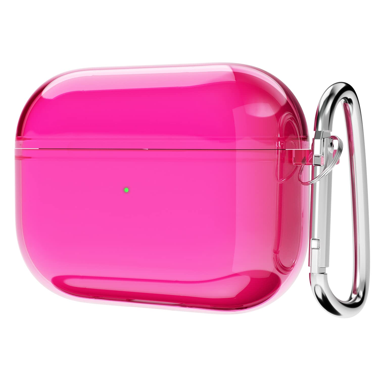 Svanove for Airpods 4 Case Clear Hard Plastic, Transparent Simple Cute Airpods 4th Generation Case with Keychain, Girly Y2k Aesthetic Trendy Airpods Cover Accessories for Women Girl, Pink — view 21
