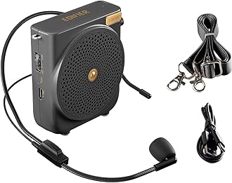 Edifier MF3 Portable Voice Amplifier Precise Voice Pick-up and Effective Anti-Howling, Flexible Wearing Methods, and Pretty Low Weight