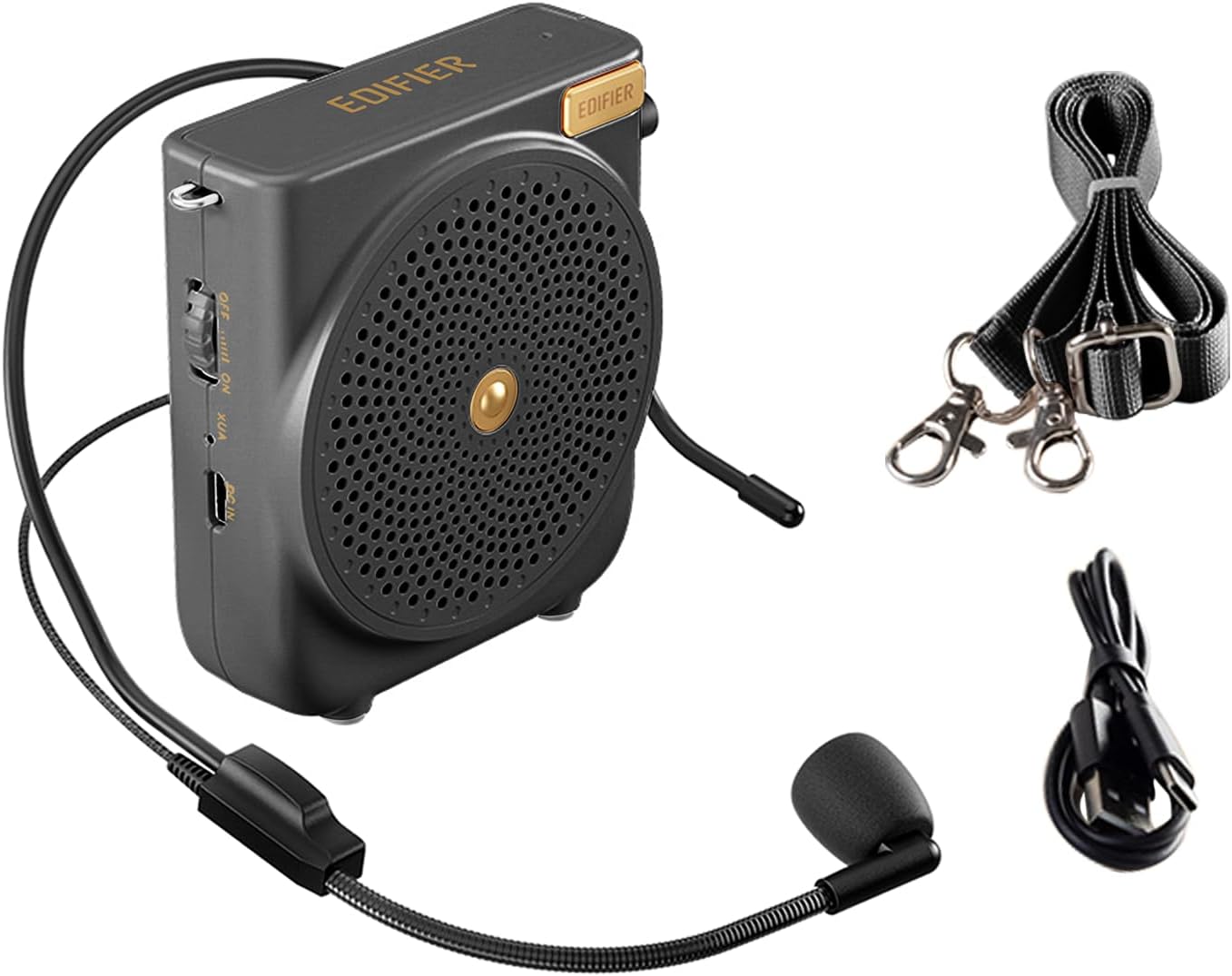 MF3 Portable Voice Amplifier Precise Voice Pick-up and Effective Anti-Howling, Flexible Wearing Methods, and Pretty Low Weight