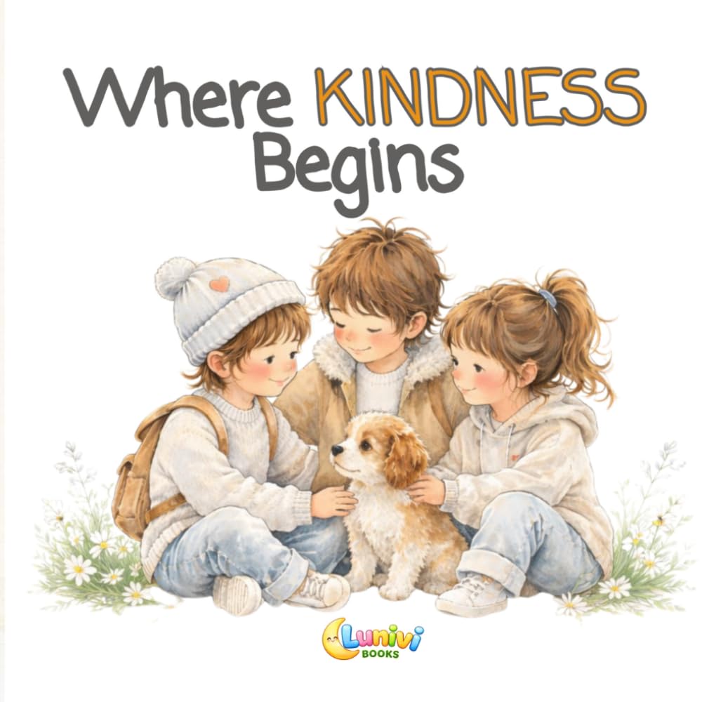 Where KINDNESS Begins: A Gentle Story About Kindness, Empathy, and Small Acts That Make a Big Difference for Children (Big Feelings, Calm Minds)