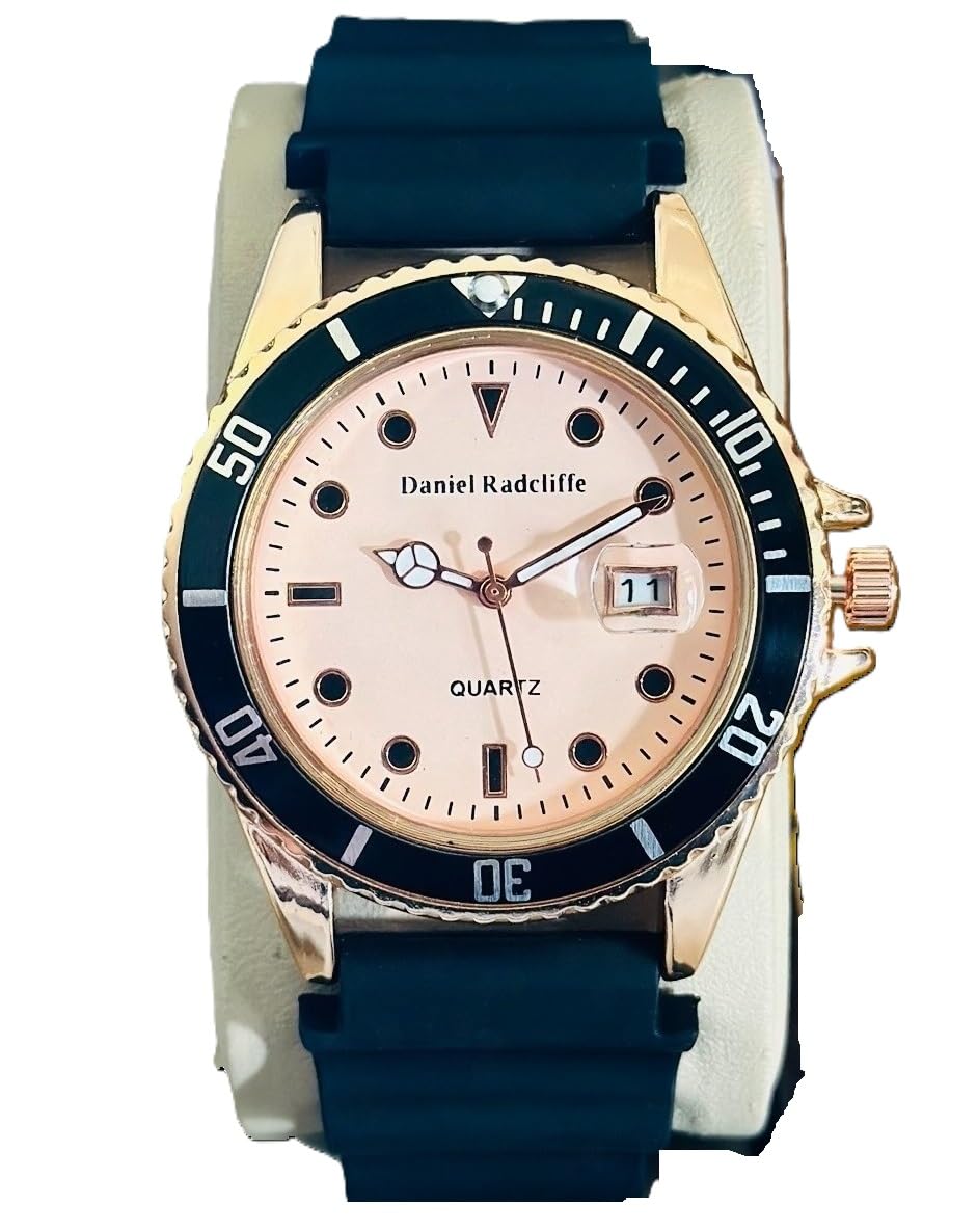 EVRGLOW Day & Date Softest Silicone Strap Analog Watch for Men & Boys (PEACH) (B0D92QM639) Amazon Price History, Amazon Price Tracker