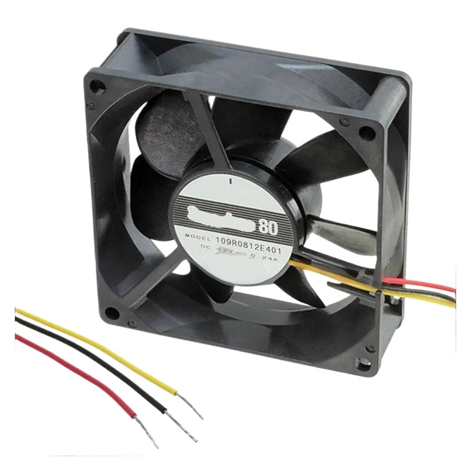 ZBWZXBDJ 109R0812E401 12VDC FAN 80X80X25mm 2.88W 3wire 3700RPM