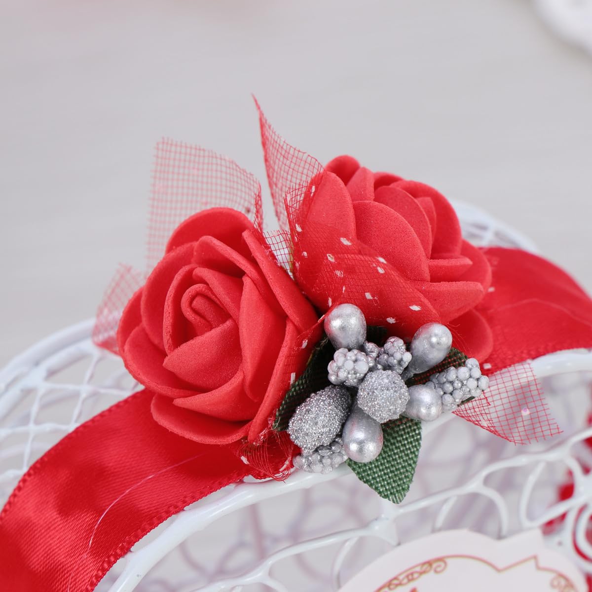SEWACC 20 Piezas Cajas De Cajas Claras De Dulces Favores De Fiesta De Palomitas De Maíz De Dulces En Forma De Corazón Pequeño Contenedor De Dulces Rojo