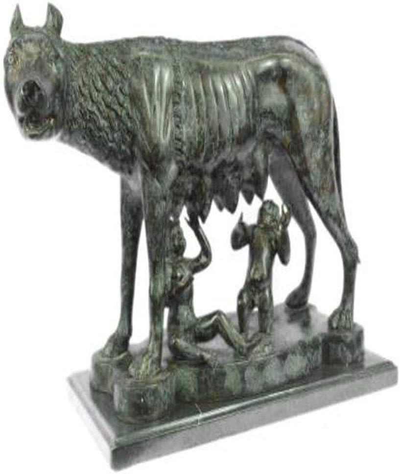 Beautiful Vintage Replica The CAPITOLINE Wolf Bronze Statue