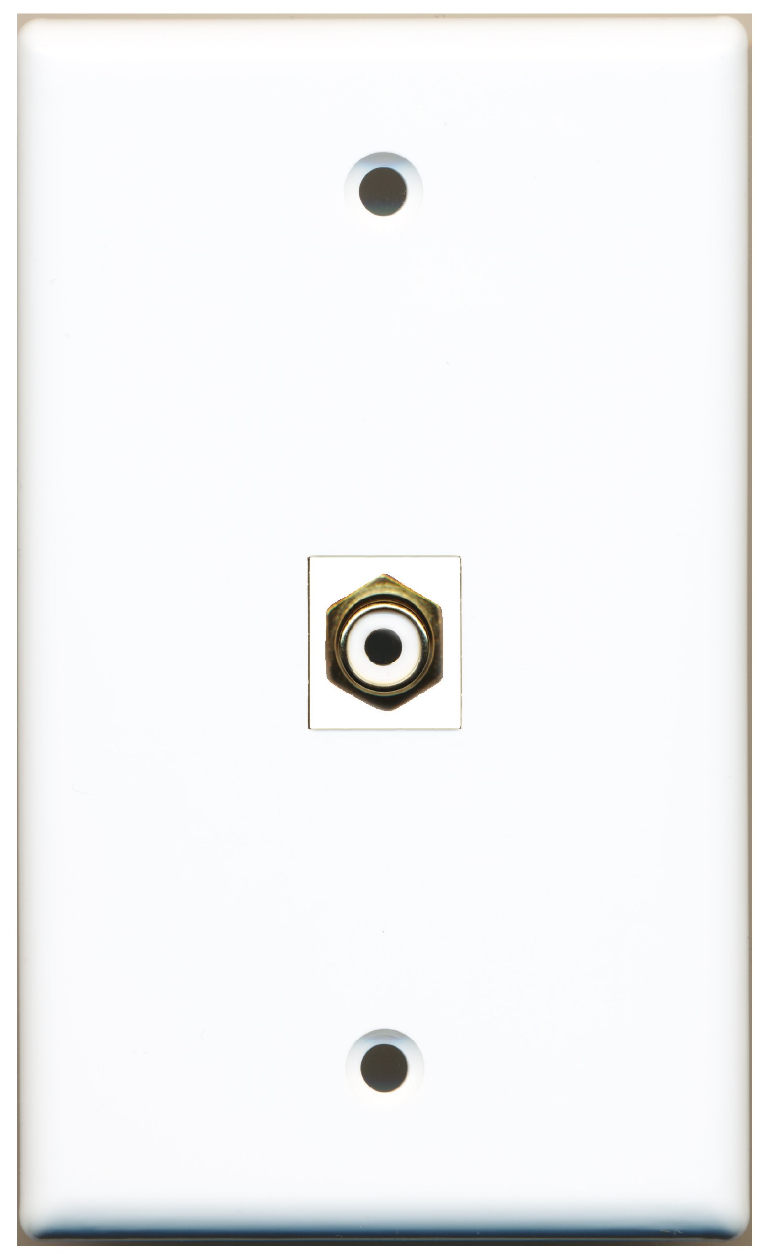 4 Pezzi RCA Keystone Jack Inserti Bianchi Femmina/Femmina Per Pannelli Audio Video