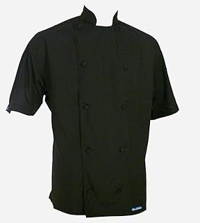 Chefskin Xl 54 Inches Black Chef Jacket Super Lightweight
