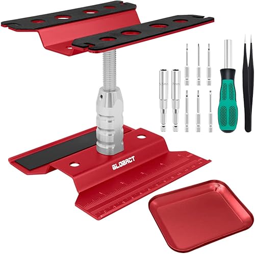 Miniatura 7 de GLOBACT Soporte de coche RC Soporte de trabajo RC Soporte de trabajo RC Soporte de trabajo de reparación de automóviles RC Juego de herramientas de