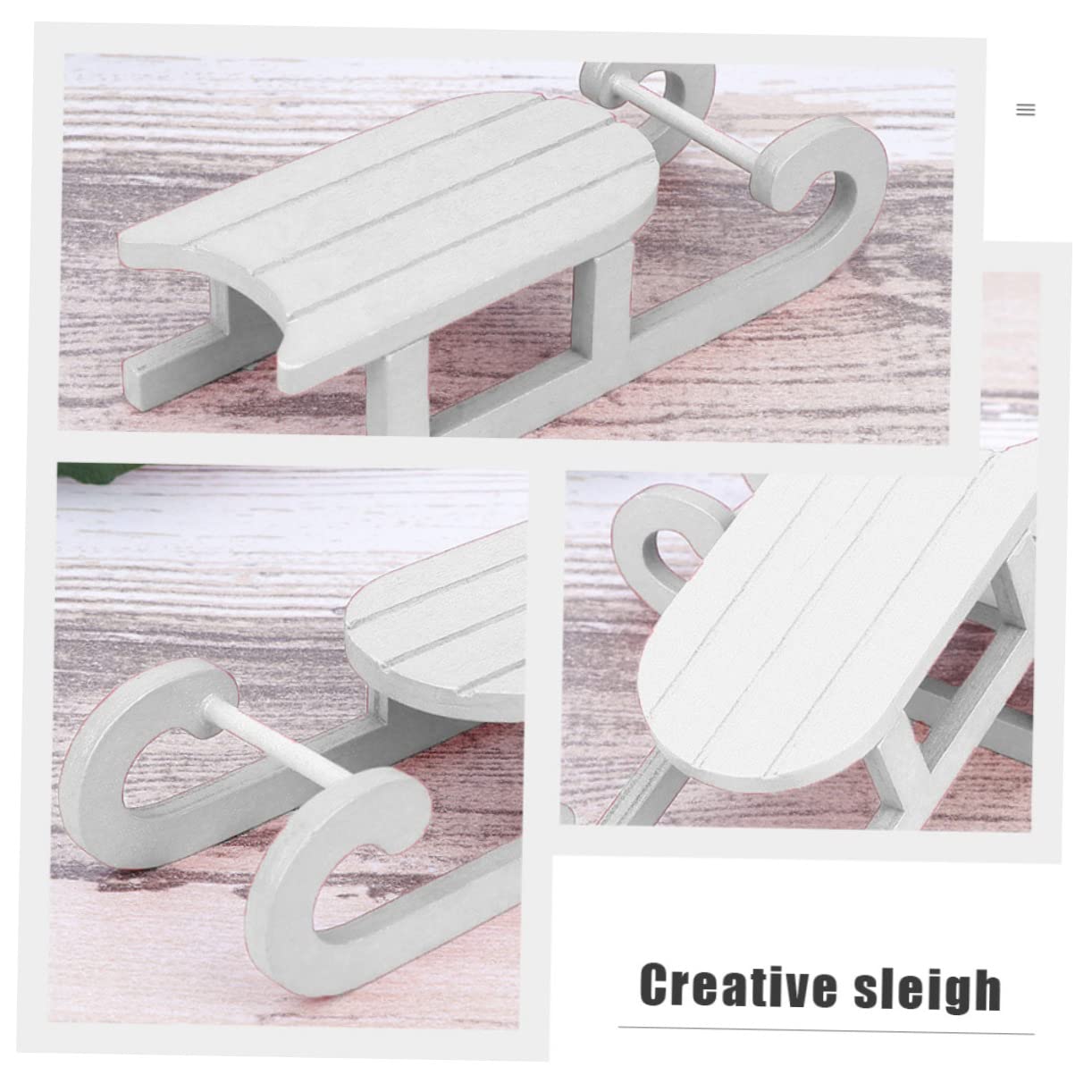 Cabilock 5 Set Ornamenti Di Slitta Di Natale Accessori Per Le Vacanze Giocattoli Da Neve Regalini Natalizi Christmas Decorazioni Natalizie Ornamento Di Slitta Di Natale 2 Pezzi * 5