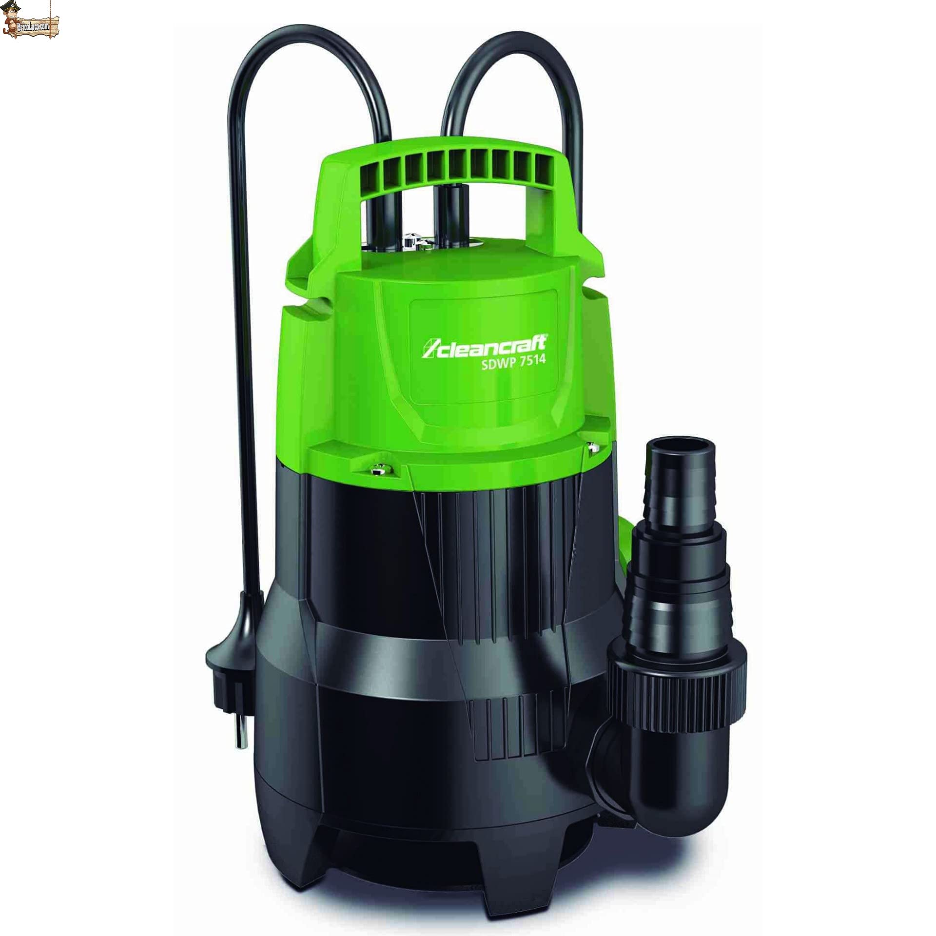 BricoLoco Bomba sumergible achique aguas sucias. Boya eléctrica. 8 metros elevación. 750 watios. Apagado automático por falta de agua. Evita roturas. Caudal 233 litros por minuto.