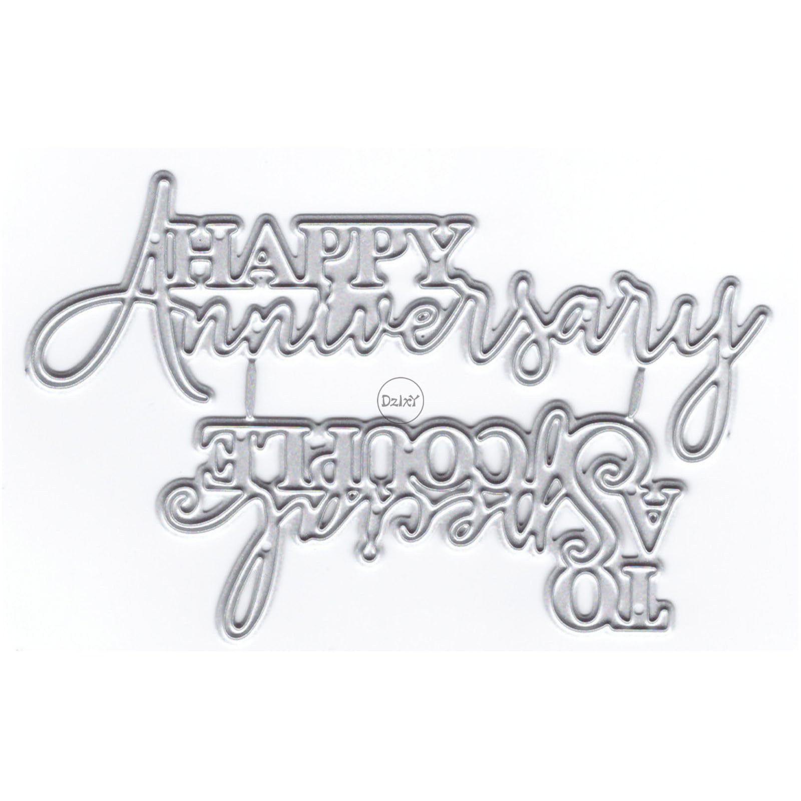 DzIxY Blessing Happy Metal Cutting Dies for Card Making Embossing Paper Die Cuts Sets Album Scrapbooking Templates Stencils Storage Pockets — image 1