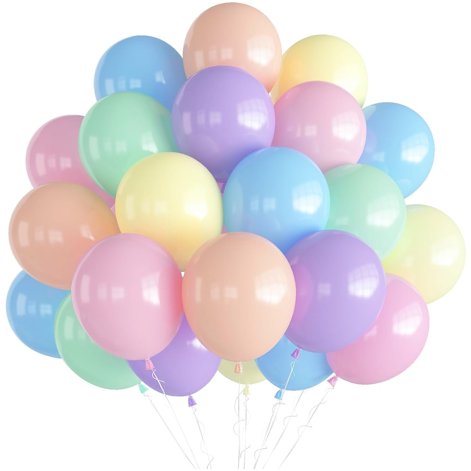 Rozi Decoration Pastel Balloons Pack of 50 Pcs | 9 Inch Multicolour Latex Balloons | Suitable for Birthday, Anniversary, Baby Shower, Wedding & Home Decoration-image-31