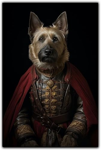 Miniatura 106 de Thuan Chow Chow Retrato de mascota con disfraz real de perro en un disfraz retrato de perro con vestimenta Retrato medieval de mascota retrato