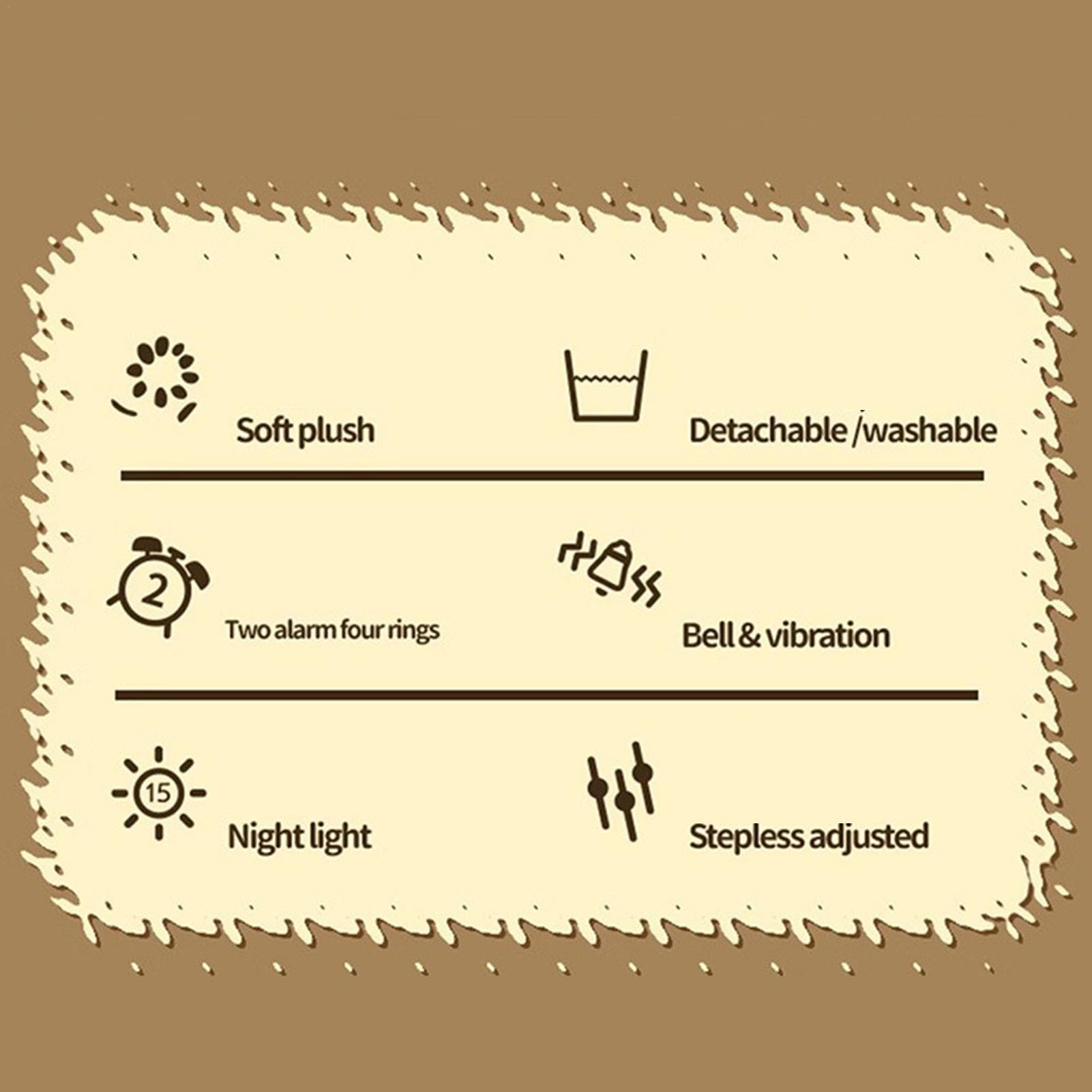Wecker aus Plüsch, Wecker aus Plüsch, Tischlampe Capybara | Niedlicher Wecker für Kleinkinder, Digitaluhr für Mädchen und, Licht für Kinderzimmer, kleine Uhr