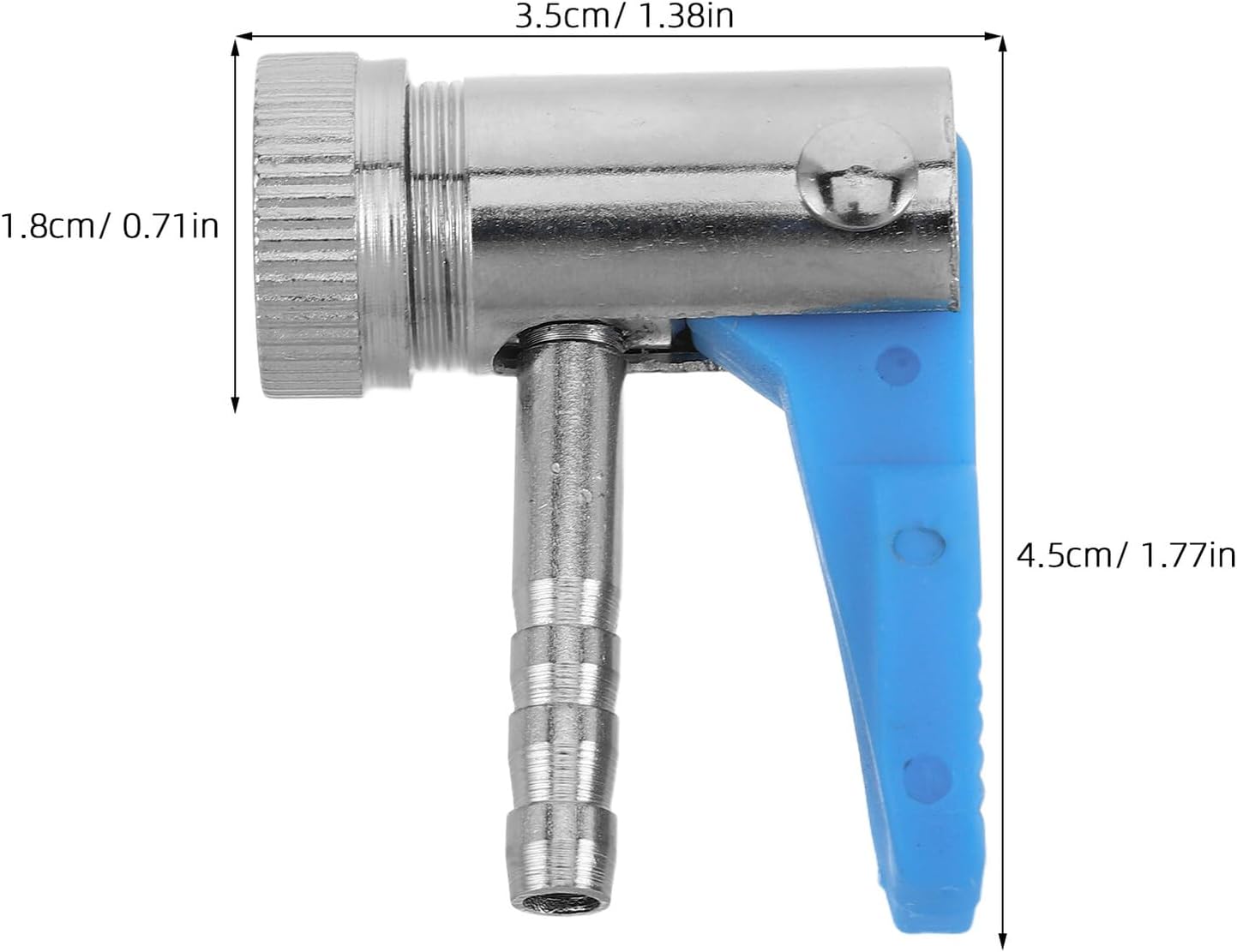 4pcs Locking Tire Chuck Adapter Set, Brass Compressor Pump Clip with 6mm Tail, Leakproof Quick Inflation Air Inflator Attachment for Automotive Tire Air Compressor