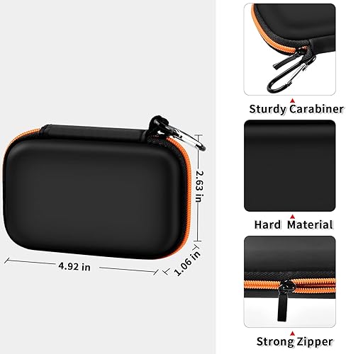 Vista 17 de Funda para SanDisk 1TB 2TB 500GB 4TB/para SanDisk PRO Extreme Portable SSD, soporte externo de almacenamiento de disco duro de estado sólido