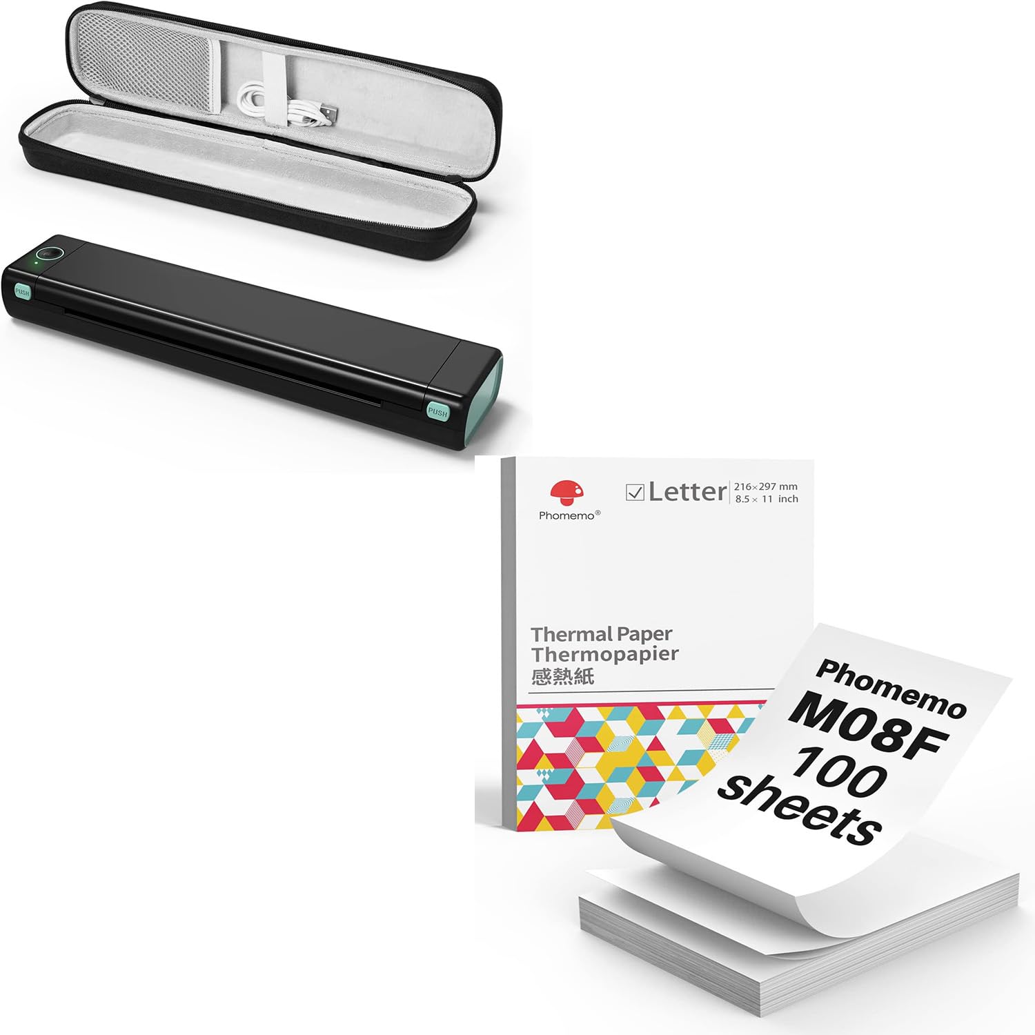 Amazon.com: Phomemo Portable Printer - Wireless & US Letter