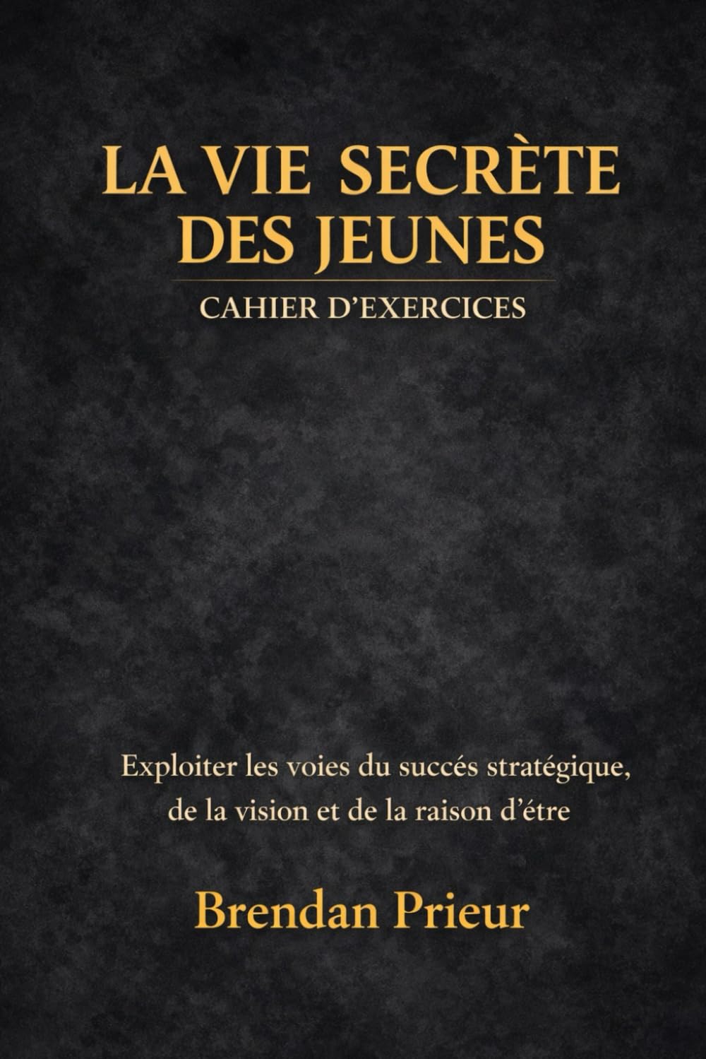 LA VIE SECRETE DES JEUNES CAHIER D’EXERCICES: Exploiter les voies du succès stratégique, de la vision et de la raison d’être