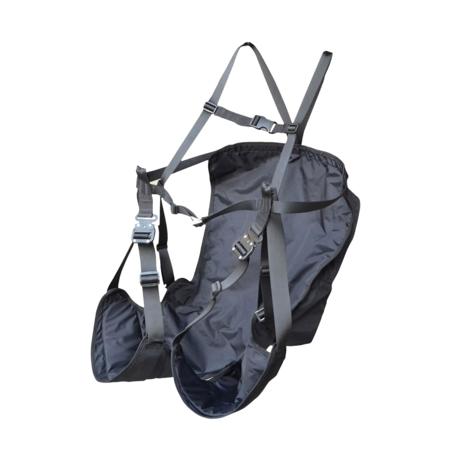 Amagogo Bolsa para arnés de Entrenamiento de Parapente Cómoda Portátil Fácil instalación Asiento de Repuesto Estable para manejo en Tierra de Parapente, Negro