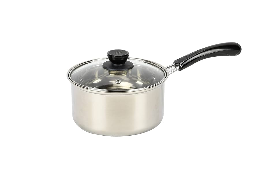 オール熱源対応 ステンレス 両手鍋 中サイズ*3 両手鍋 18cm IH対応 チーノ ステンレス製 3層底 ガラス蓋付き