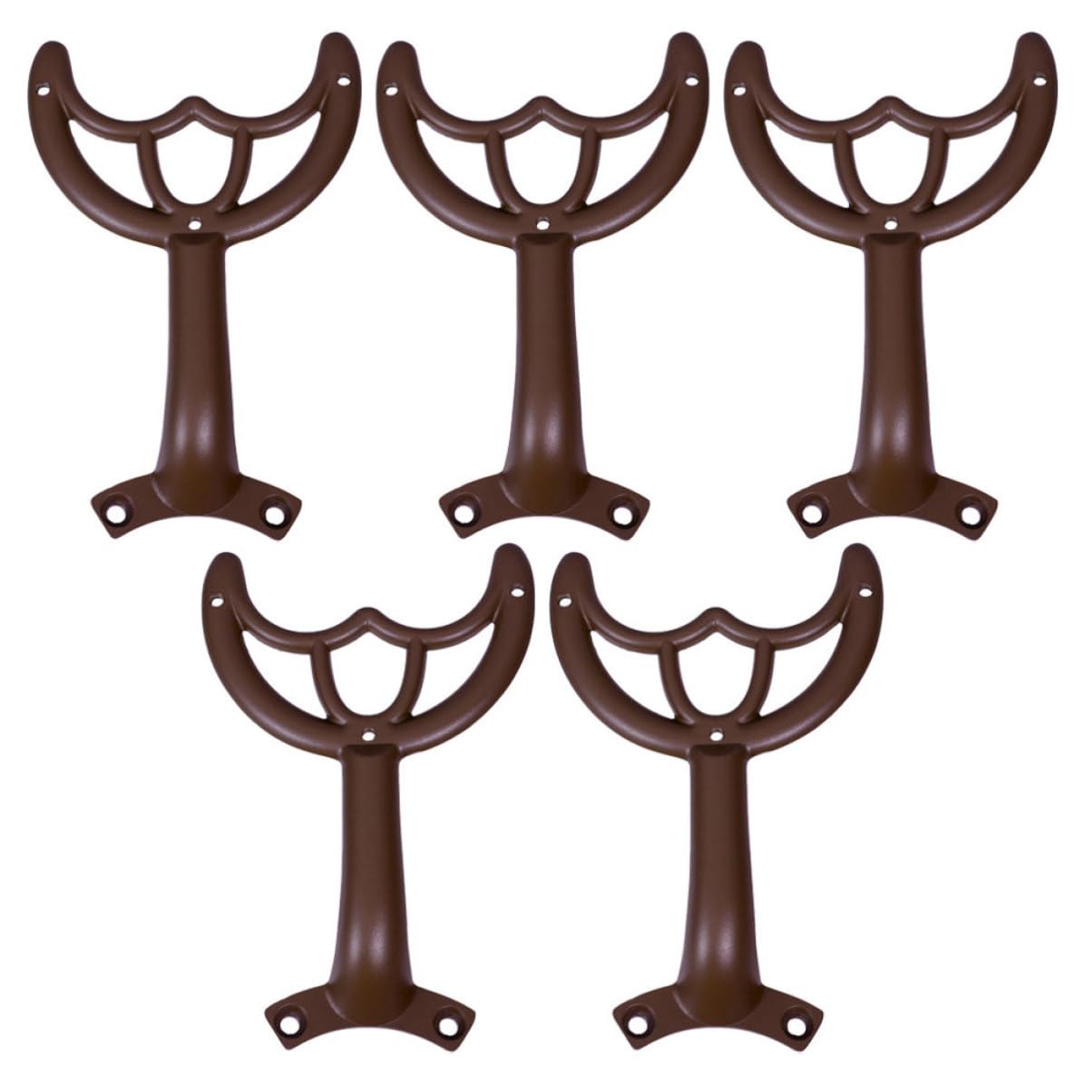 Support pour ventilateur de plafond NUOBESTY lot de 5 tiges de fixation stables en métal