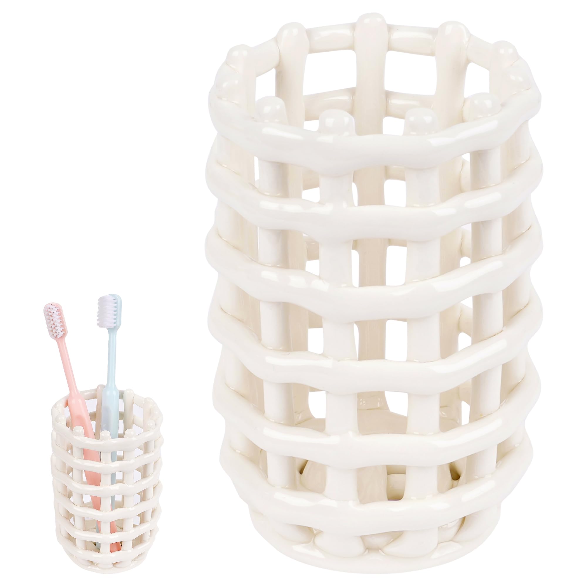 Support décoratif minimaliste pour évier de salle de bain tressé