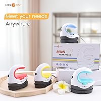 Vista 6 de HTVRONT Máquina de Prensa de Calor Mini, Pequeña Prensa de Calor Portátil, Máquina de Prensa de Plancha para Camisetas, Sombreros, Proyectos de Menta