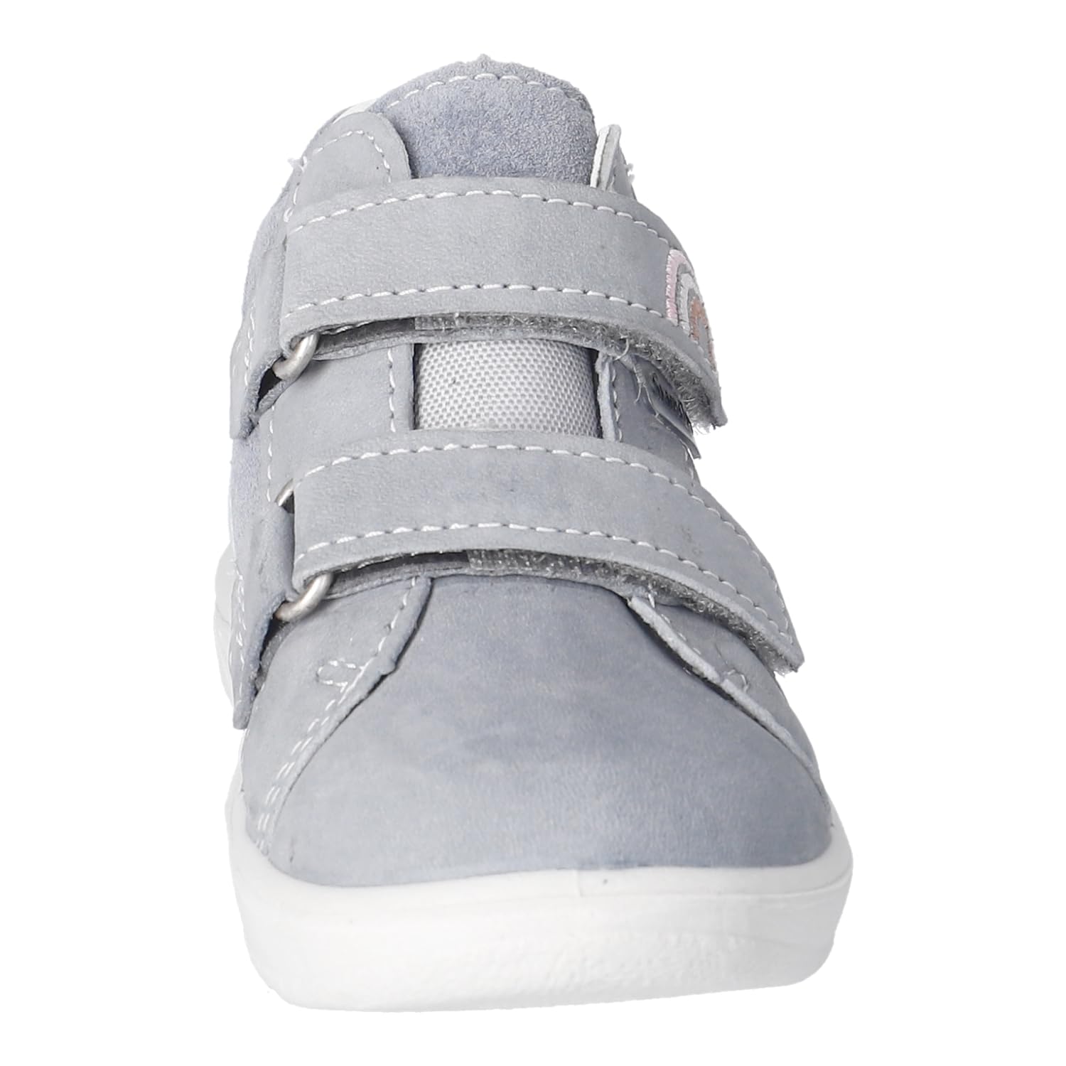 RICOSTA Mädchen Stiefel Lara, Kinder Lauflernschuhe, Weite: MITTEL, lose Einlage, Sympatex, wasserdicht, Klettstiefel, Booties, calcit (130), 26 EU
