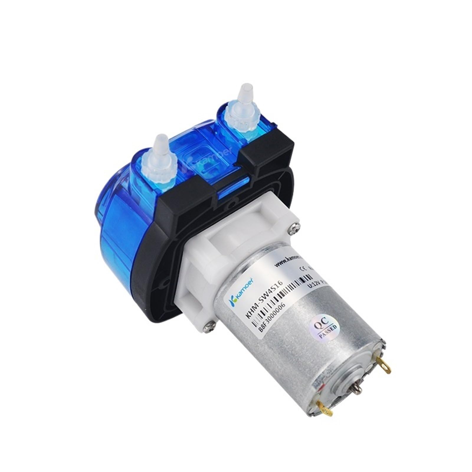 1 bomba peristáltica de alta precisión (motor de CC de 3 rotores) con transmisión por engranajes de plástico (tubo de Norprene Tunbe o silicona) | 12v-n16