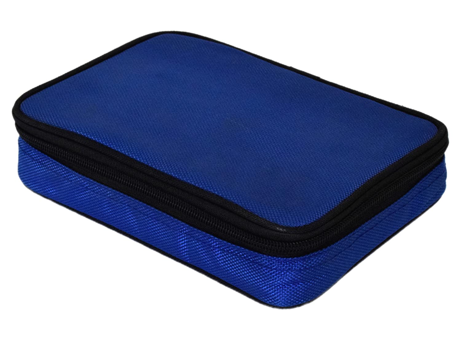 Food/Microwave Safe Plastic Lunch Box Set with 2 Small Containers & Cover for School/Office (Red)