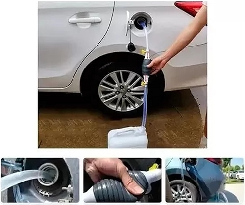 Bomba Manual Automotiva De Sucção Para Gasolina Água puxa liquido