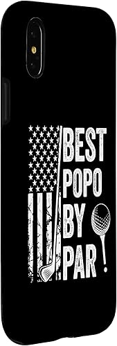 Miniatura 3 de iPhone XXS Best Popo By Par USA Flag Golf Father's Day Golfing Dad Case
