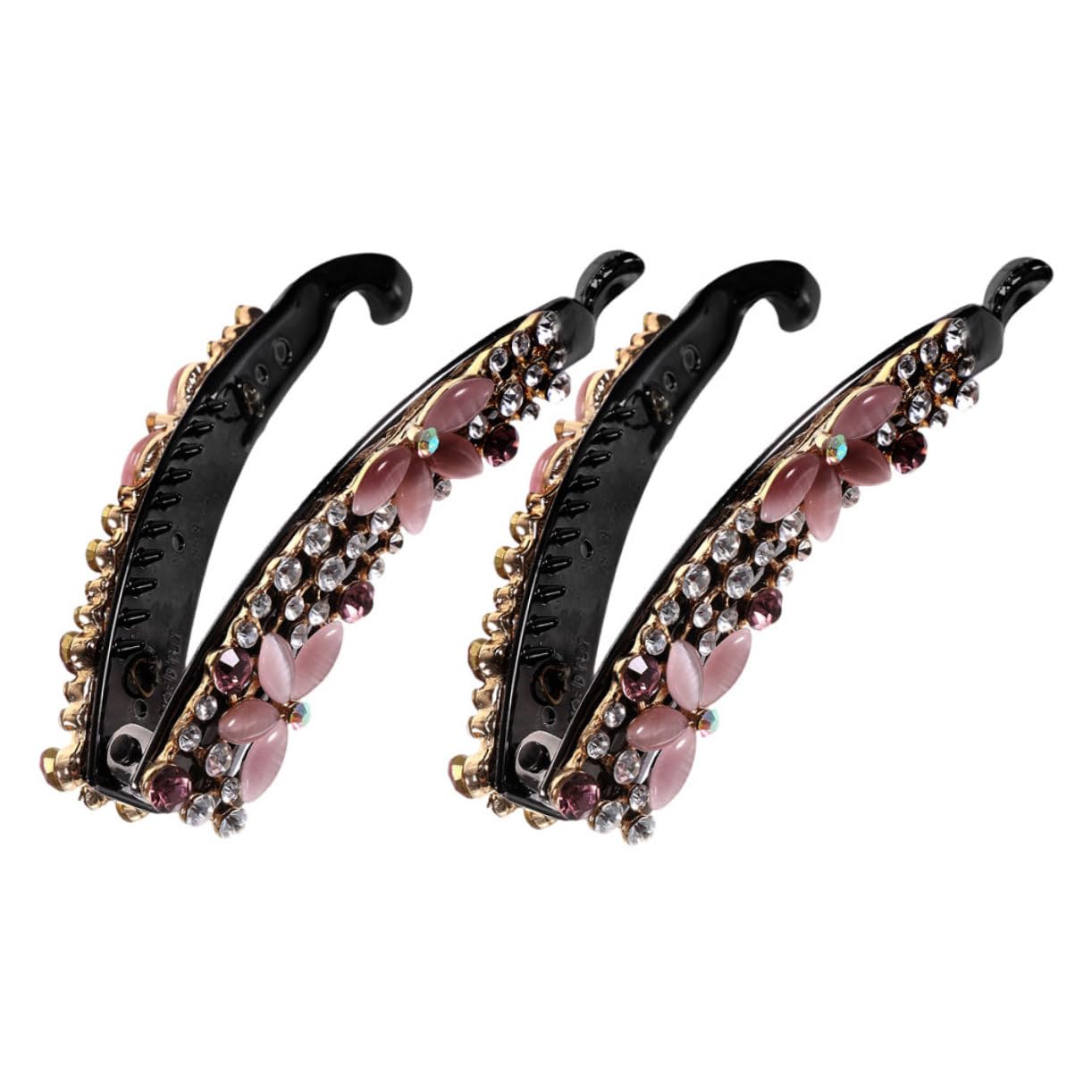 FOMIYES 6 Stk Haarklammer Haarnadeln Haar Vintage-haarschmuck Lange Haarspangen Haarklemme Haarspangen Zum Stylen Bananenclips Haare Für Frauen Strasssteine
