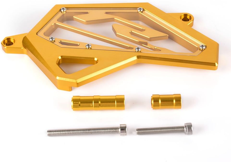For Yamaha R3/MT25/MT03 2015-2018,For Yamaha R25 2013-2018,Motorcycle Accessories CNC Aluminum Frame Hole Cover For Front Drive Shaft (Gold)