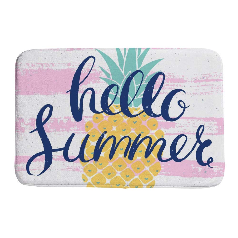 Tapis de bain Hello Summer pour illuminer votre salle de bain d'un élan vitaminé