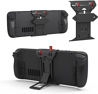 Portable Desktop Bracket Stand Base for Steam Deck Wall Mounted Storage Bracket Adjustable Foldable Stand for Steam Deck Can Store TF Memory Card Accessories