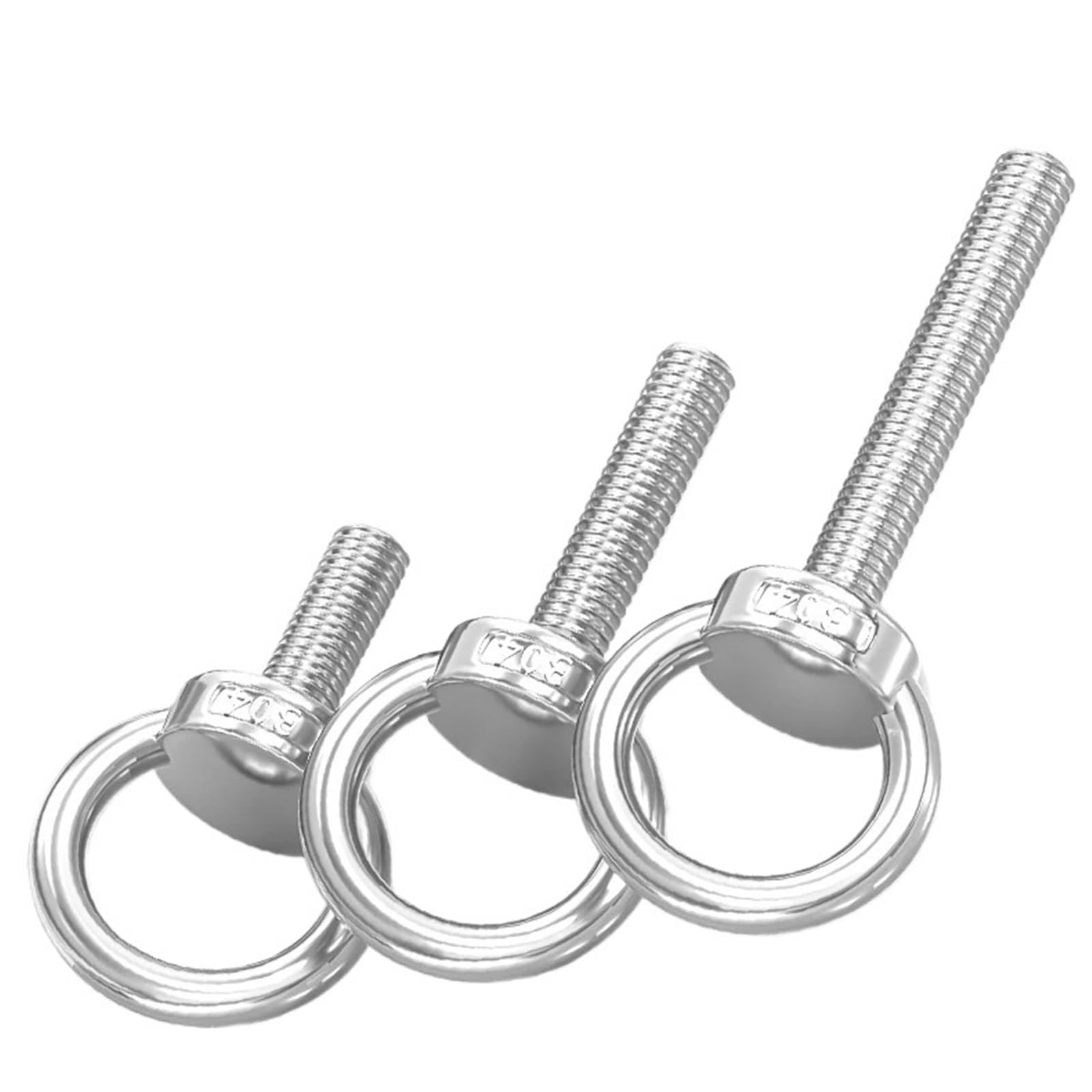 Tornillo De Ojo 1 perno de ojo elevación acero inoxidable M4 M5 M6 M8 M10 M12 M14 M16 M20 M24(M20x28mm)