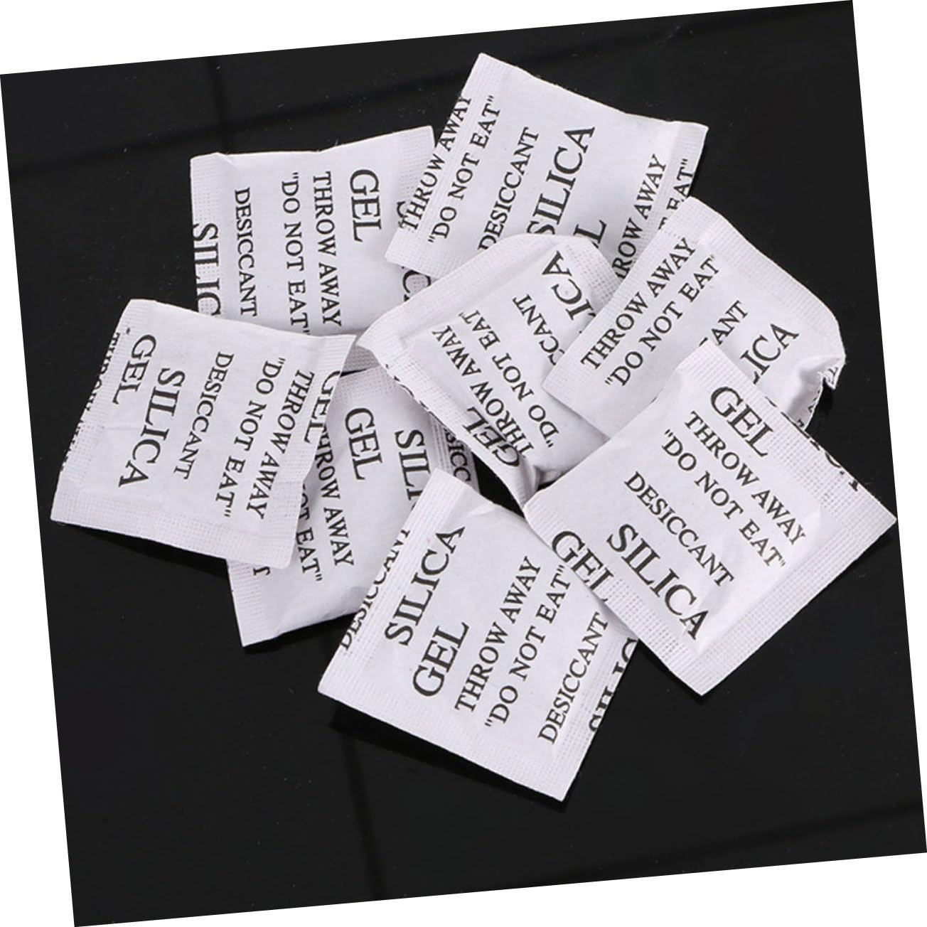 Hohopeti Silicagel Trockenmittelbeutel Saugfähiger und Umweltfreundlicher Silica Gel Beutel 100 Stück aus Sicherem Material zum Schutz vor Feuchtigkeit in Schubladen bei Feuchtem Wetter