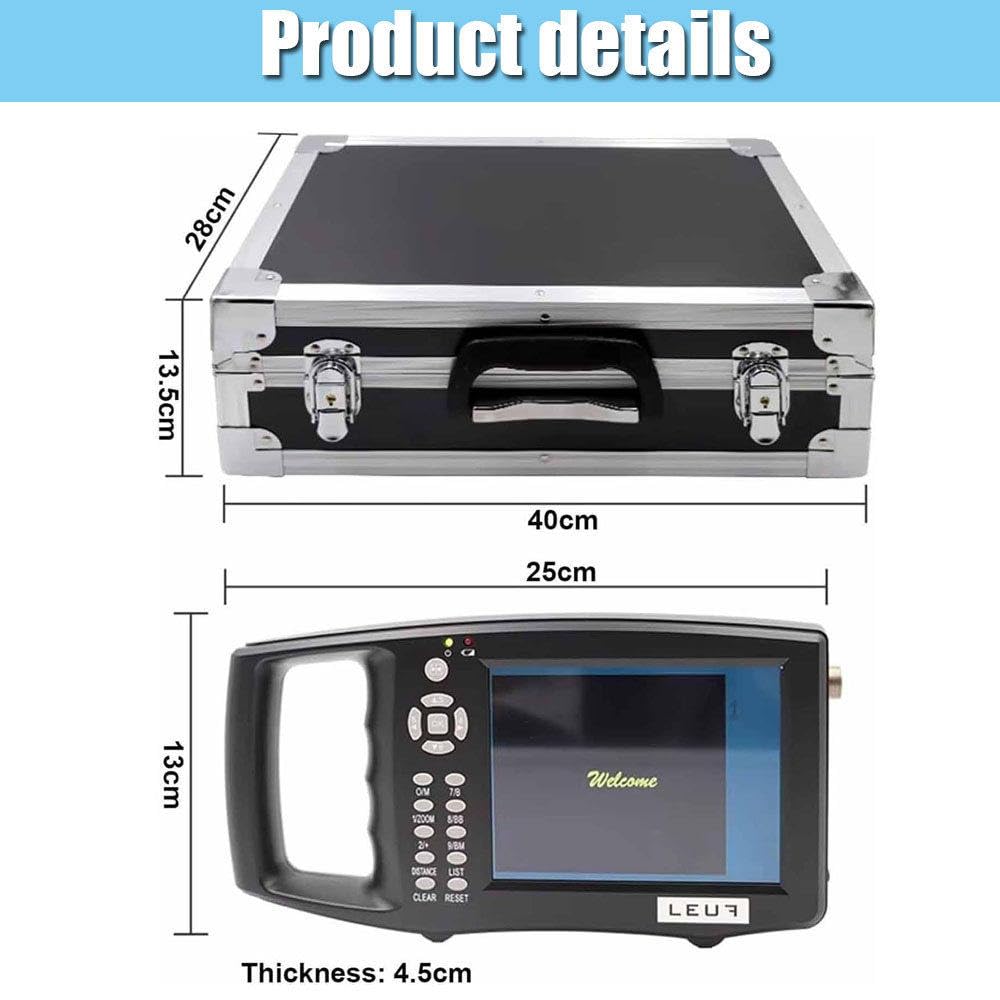 Veterinär Ultraschallscanner Kit,Ultraschallgerät Für Schwangerschaft,Vet Portable B-Ultra Sound Scanner Maschine,Für Schafe,Trächtigkeitstest