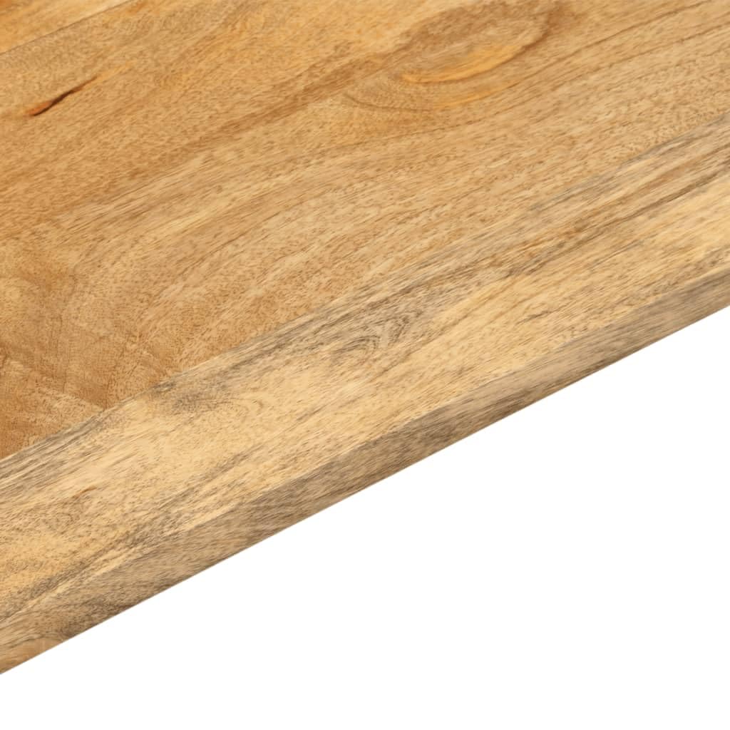 vidaXL Piano per Tavolo 100x70x3,8cm Rettangolare Legno Massello Mango