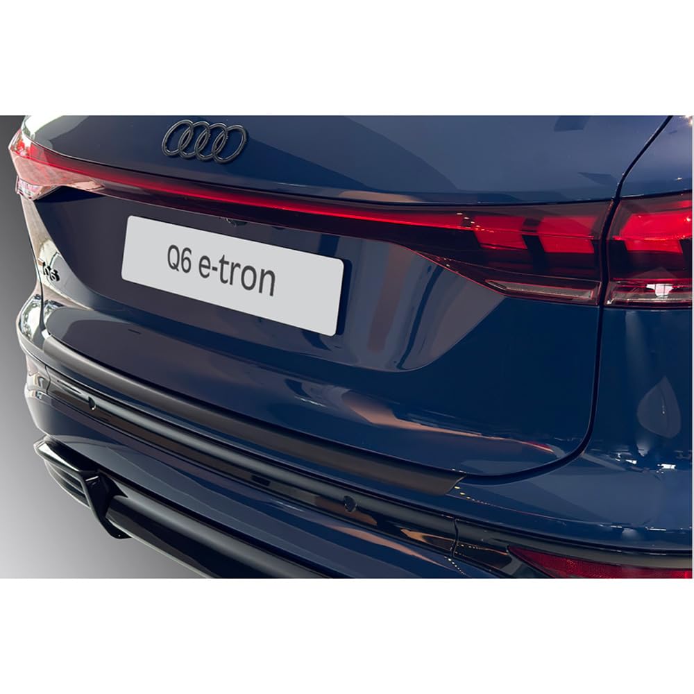 RGM ABS Rear bumper protector compatible with Audi Q6 e-tron (GFB) 2024- Black
