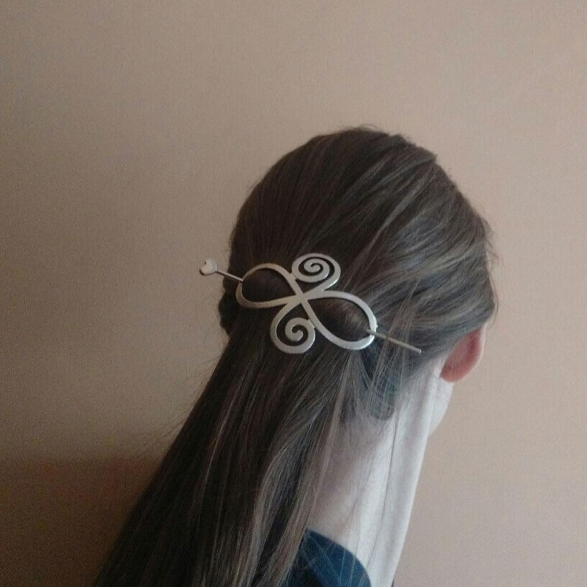 Kieswan 100 pezzi dreadlocks gioielli vichinghi per capelli in argento, anelli per capelli in metallo per trecce, forcine regolabili per capelli, accessori per la decorazione