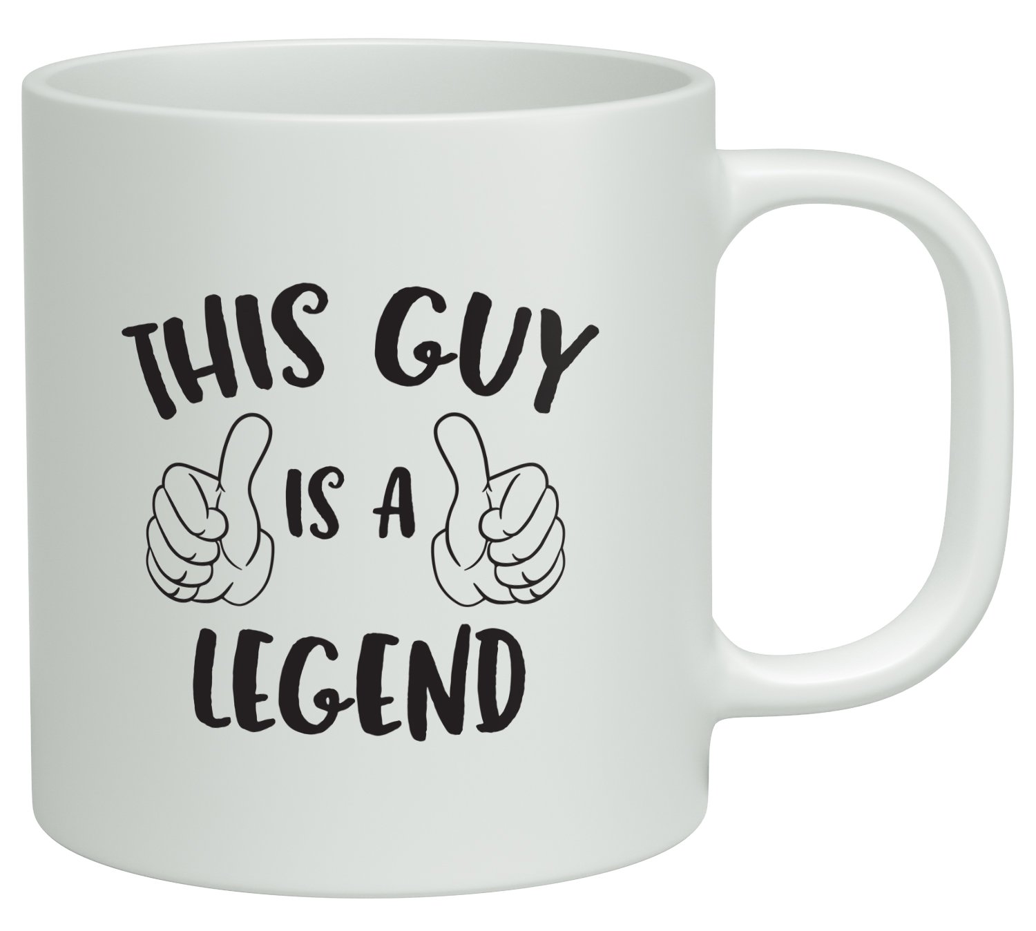 Shopagift White This Guy Is A Legend 10Oz Novelty Gift Mug Cup