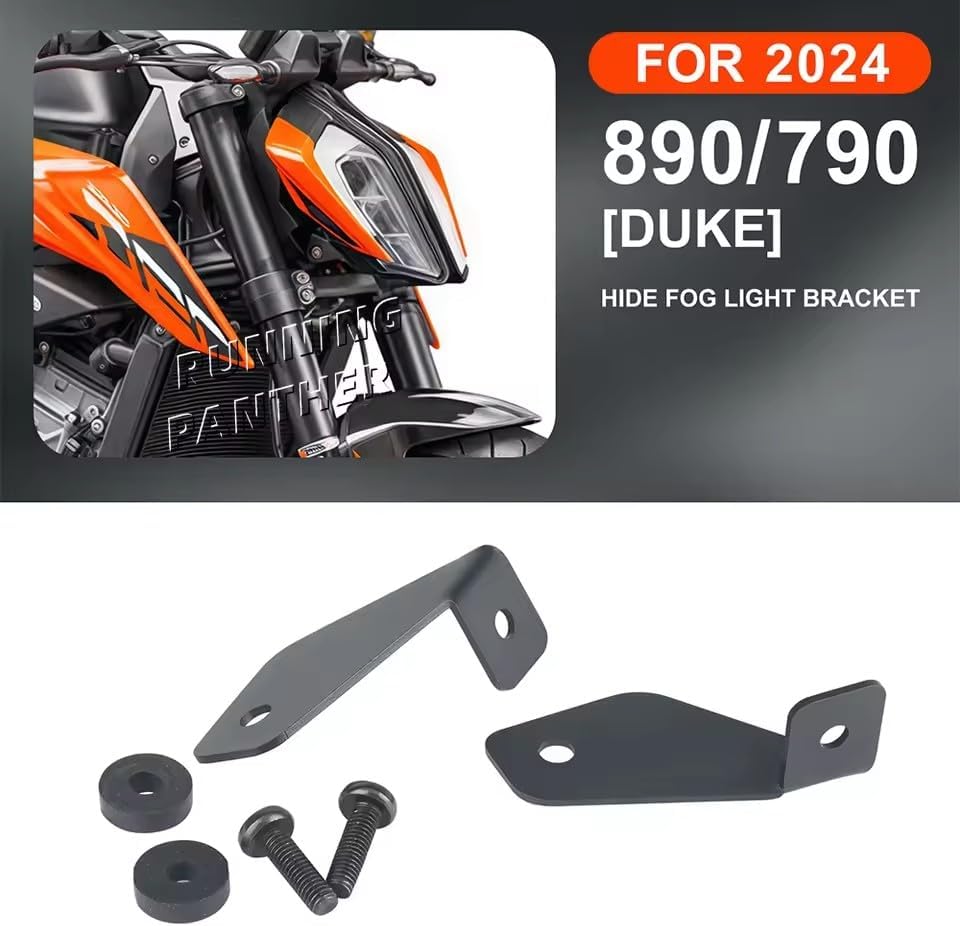 Suitable Motorcycle Front Spotlight Hidden Installation Bracket Accessories for 790/890duke 790DUKE 890DUKE 2024 (790)