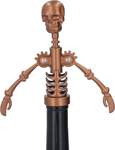 Miniatura 5 de Sacacorchos, abridor de botellas de cerveza resistente, sacacorchos de cabeza de calavera, para ceremonias de graduación de cumpleaños, abridor de